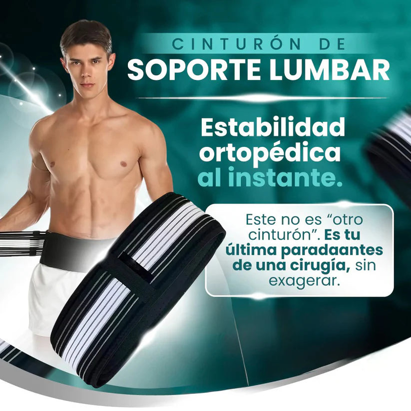 🧘♂️Cinturón Lumbar Ortopédico Ajustable – Alivio y soporte donde más lo necesitas
