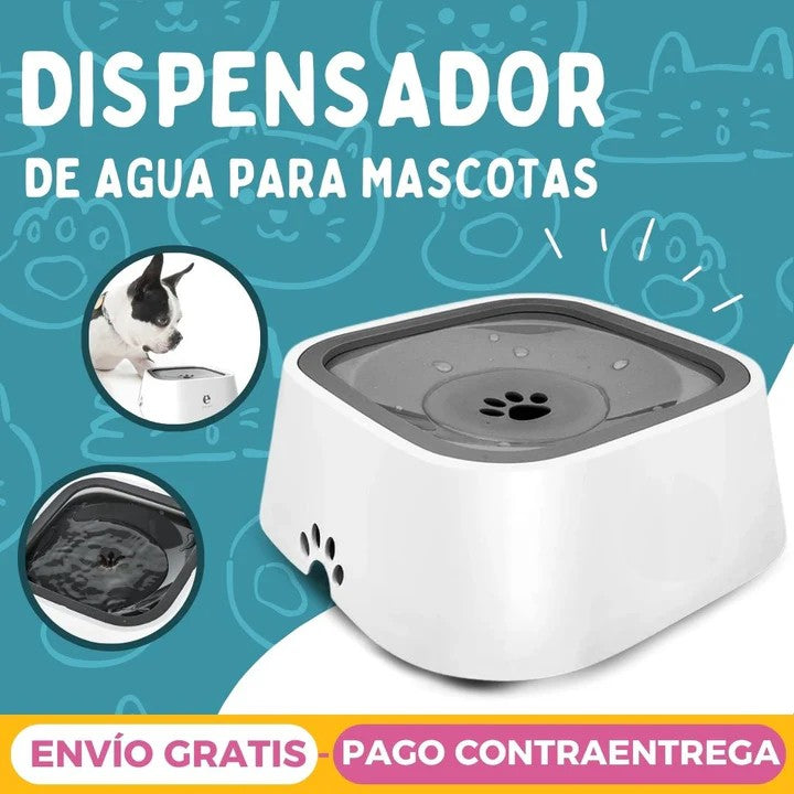 Dispensador De Agua Para Perros - Anti Derrames
