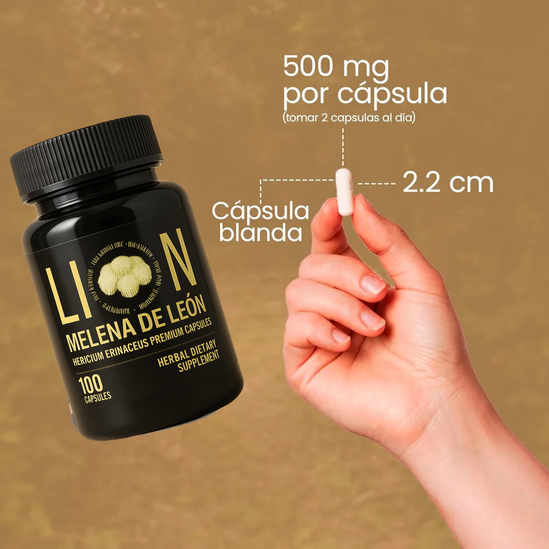 Melena de León - Suplemento Natural (100 cápsulas)