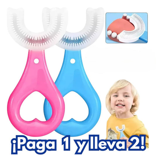 Cepillo Dental para Niños en Forma de U (2x1)