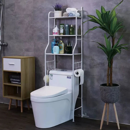Estante Organizador de Baño 3 Niveles (Blanco)
