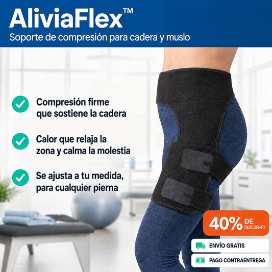 AliviaFlex™ – Soporte de cadera y muslo para el dolor de ciática