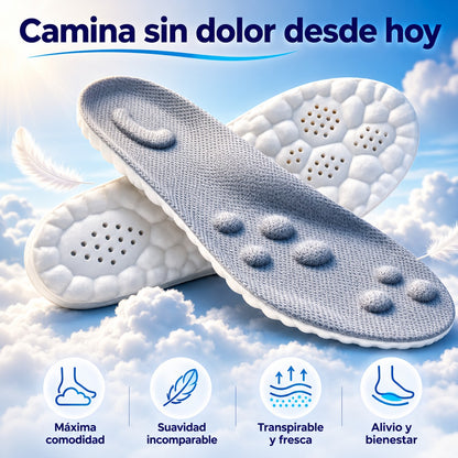 Plantillas con Tecnología Air4D™ - El alivio que tus pies, tus rodillas y tu espalda te están pidiendo