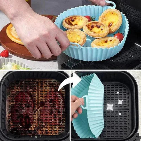 PROMO 6x1 - Moldes Antiadherentes de Silicona (Freidora de Aire, Microondas y Horno)