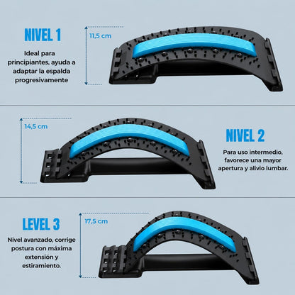 Descompresor Lumbar Pro™ - Endereza, estira y descomprime tu columna en minutos