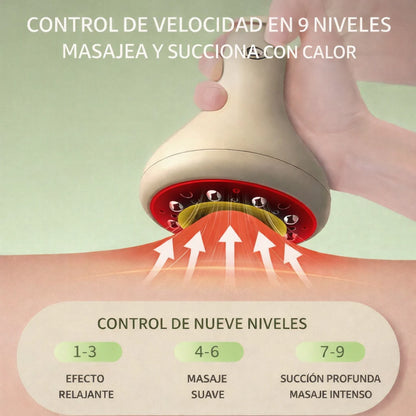Masajeador Anticelulítico por Succión y Calor - Piel Firme desde casa
