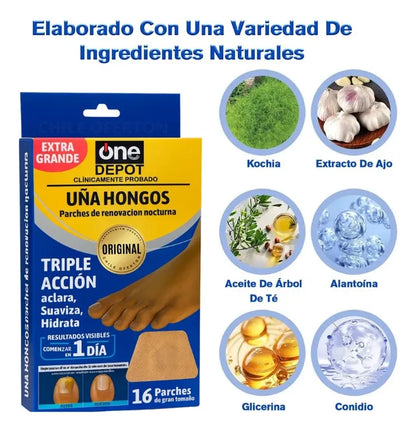 Parches Antihongos Para Uso Nocturno - Dile adiós al hongo