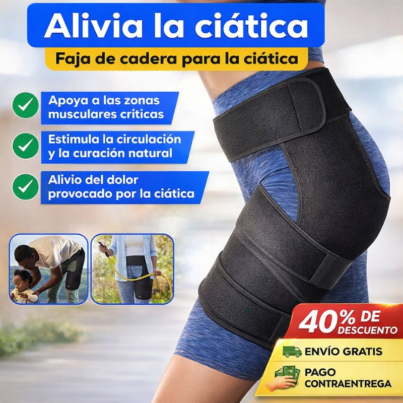 Faja de Cadera para Ciática - Soporte Confiable