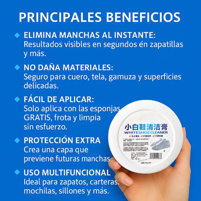 Crema Limpiadora De Zapatillas Blancas