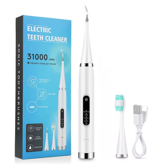 UltraDent Pro™ (2 en 1)- Remueve placa y manchas desde casa — sin pagar de más en el dentista.