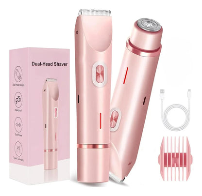 Depiladora Corporal y Facial 2 en 1 Portatil – Rápido, sin dolor y sin irritación