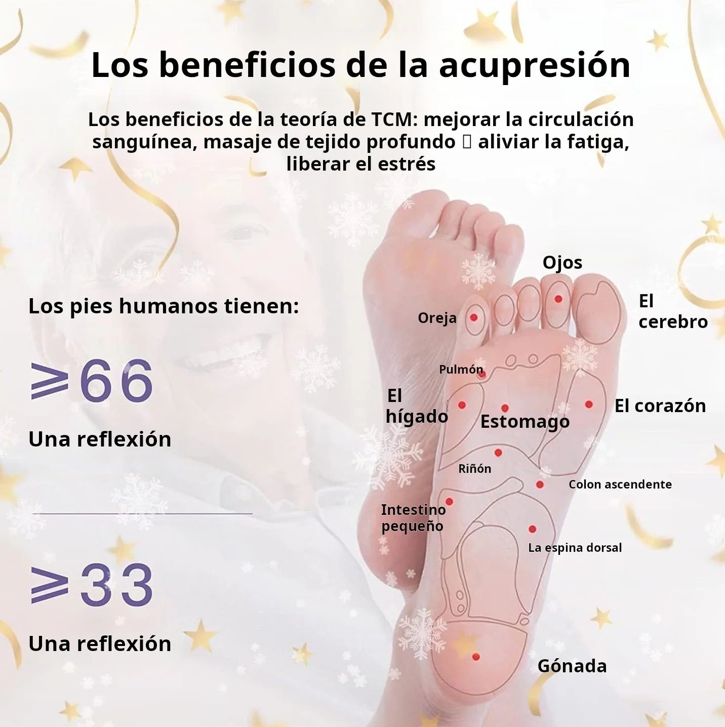 COMBO RelaxFoot Pro™ – Masaje y Acupresión para Estrés, Pesadez e Hinchazón + Parches KINOKI de regalo🎁💖