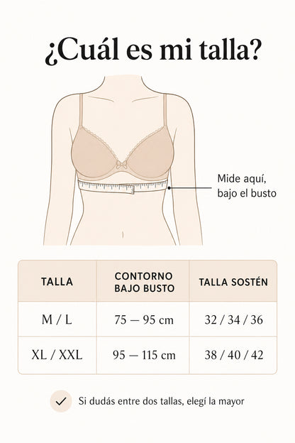 Sostén Corrector de Postura - Alivia el dolor de espalda desde el primer uso